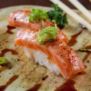 Niguiri Barriga de Salmão Roasted