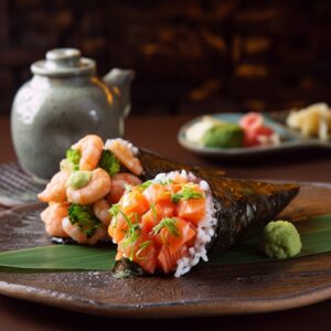 Compre 1 Temaki e ganhe 50% no 2º